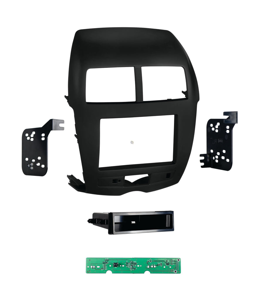 Metra Electronics 99-7014B Dash Installation Kit Single/Double DIN for 2011-Up Mitsubishi Outlander Sport Vehicles