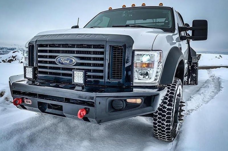 Chrome Led Dry Bar Halo Projector Headlights RECON ACCESS 264272Clc