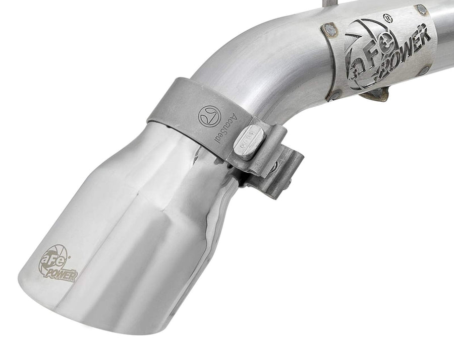 MACH Force-Xp aFe Power 49-48070-1P Exhaust System w/Polished Axle-Back Tip