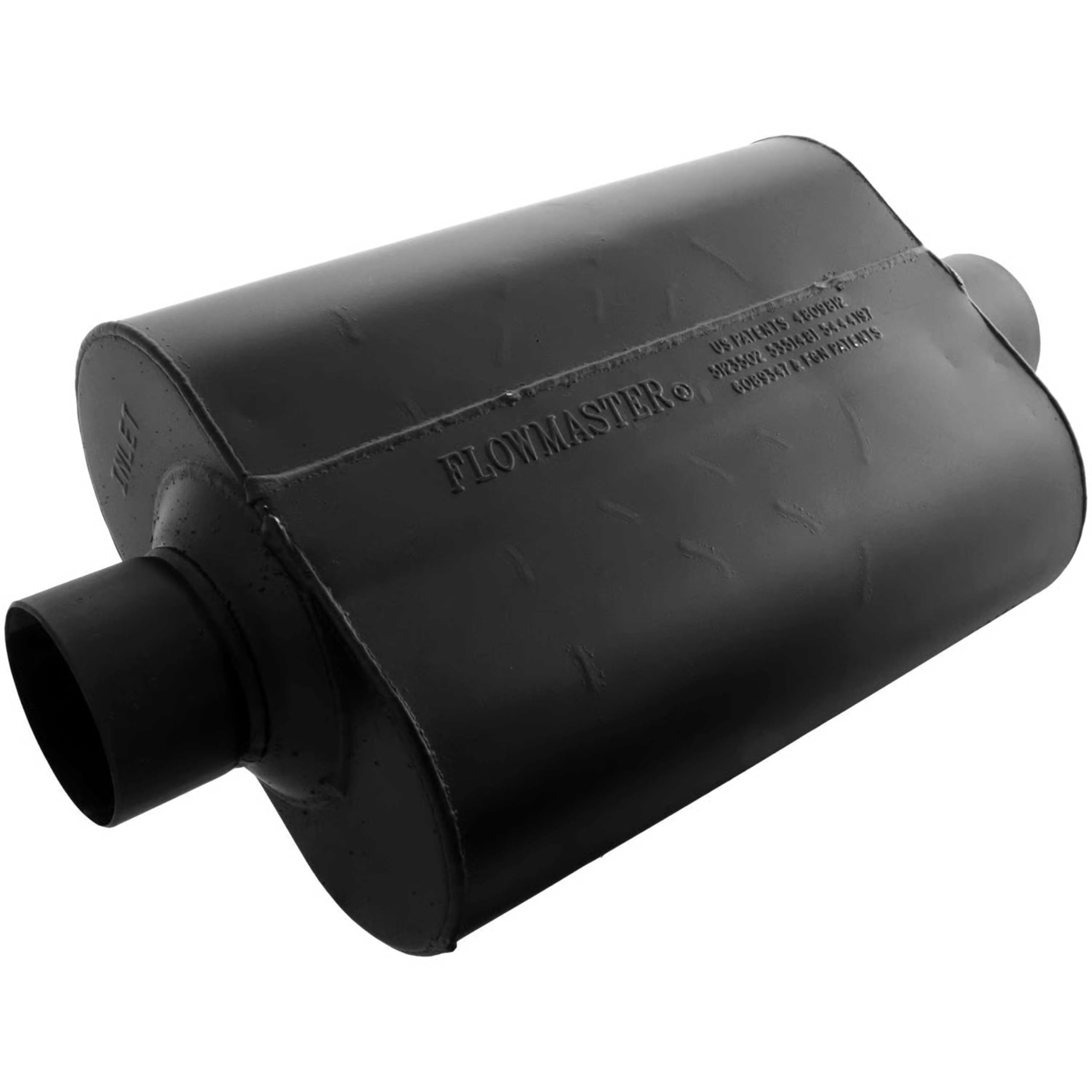 Flowmaster Super 44 Muffler Series – 3.00” - Center In/Center Out – Aggressive Sound – 16 Gauge Aluminized Steel – For Classic & Late Muscle Cars, Street Rods, Trucks, SUVs (943045)