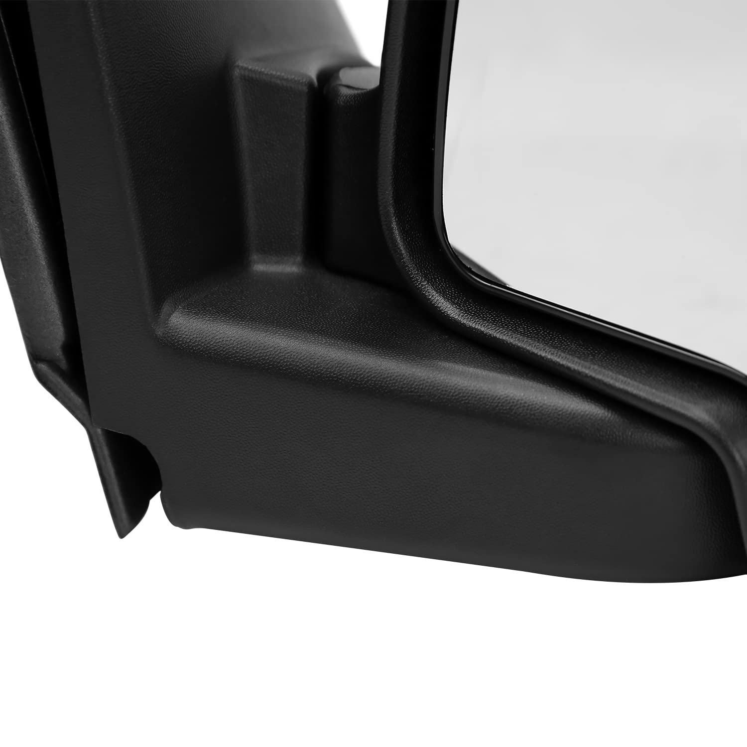 Spec-D Tuning Right Side Glossy Matte Black Manual Side Mirrors Compatible with Chevrolet Chevy S10 1994-2001