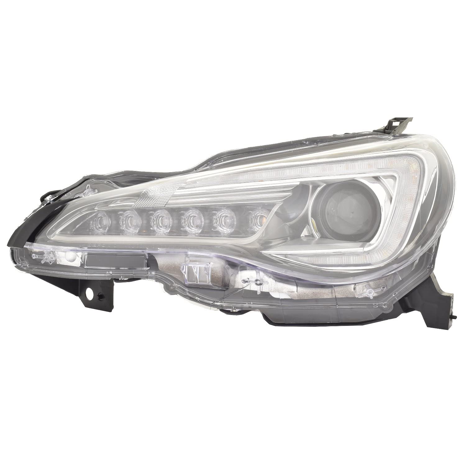 DEPO Automotive ACK for Subaru BRZ 17-20 Headlight LED RH Passenger Side Replaces OEM: 84002CA382 Partslink: SU2503165