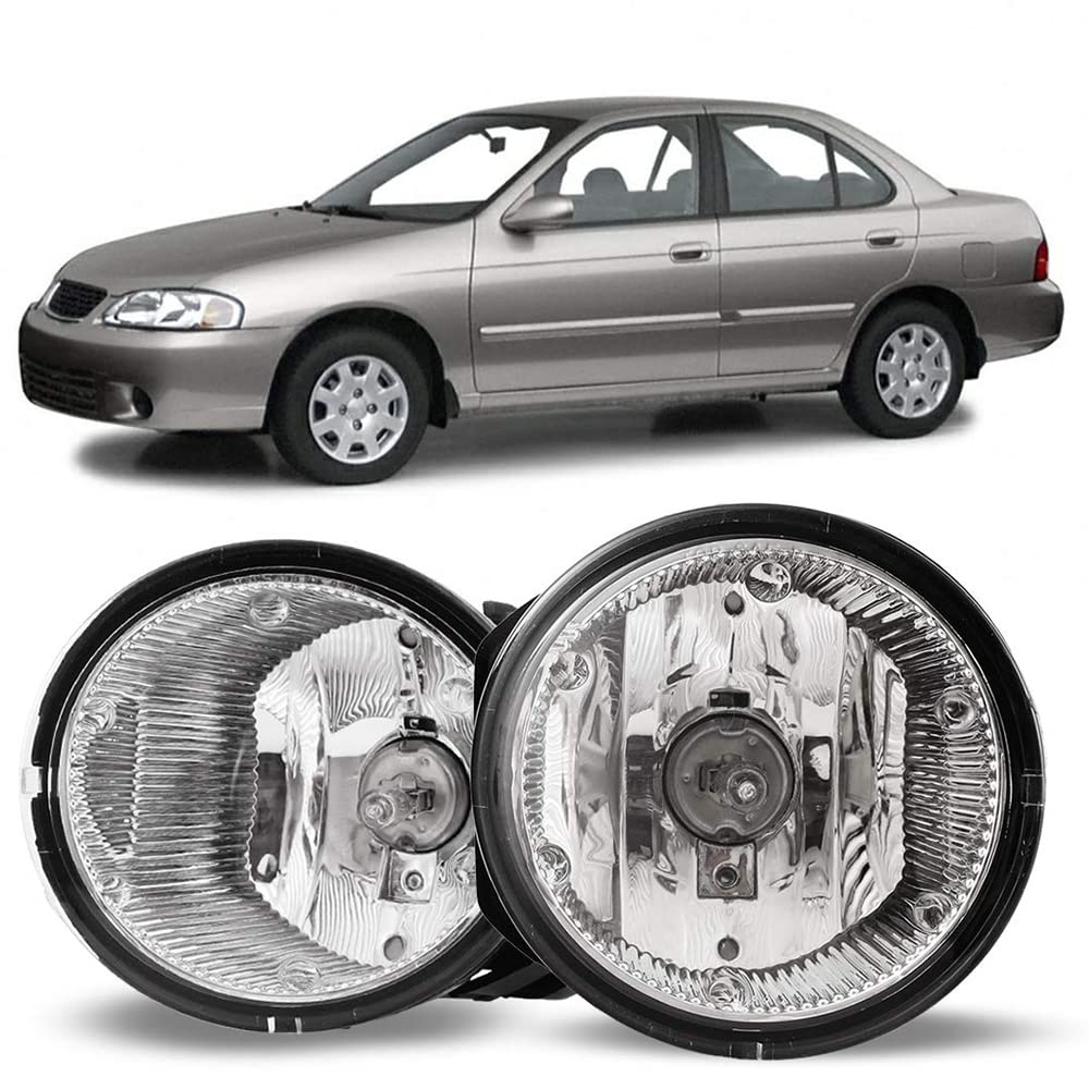 OEM Series Winjet for Nissan [2000-2001 Maxima] [2000-2003 Sentra] [2001-2004 Frontier] [2002-2004 Xterra] Driving Fog Lights + Switch + Wiring Kit