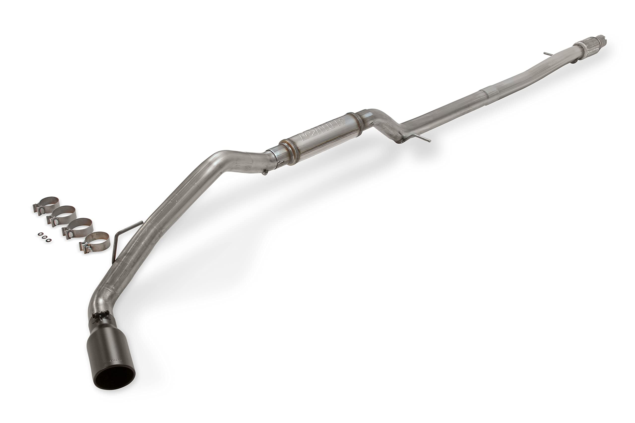 Flowmaster FlowFX 717909 Cat-Back Exhaust Kit 3 Inch 409 Stainless Steel 4.5 Inch Black Ceramic Tip Compatible with 2019-2023 Ford Ranger 2.3L Ecoboost Crew Extended Cab 2/4 WD 126.8 Inch Wheelbase
