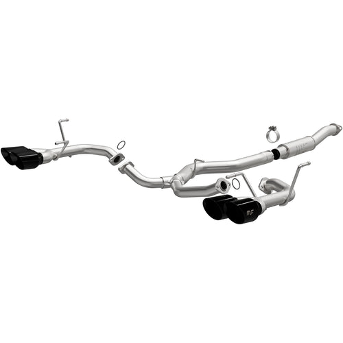 Performance Exhaust System MagnaFlow 19608: Cat-Back, Competition Series, For 2022-2025 Subaru WRX 2.4L, Quad Split Rear Exit Style