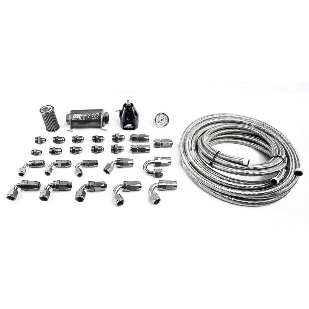 X2 Series DeatschWerks Pump Module -8AN CPE Plumbing Kit for 2011-19 Ford Mustang (6-603)