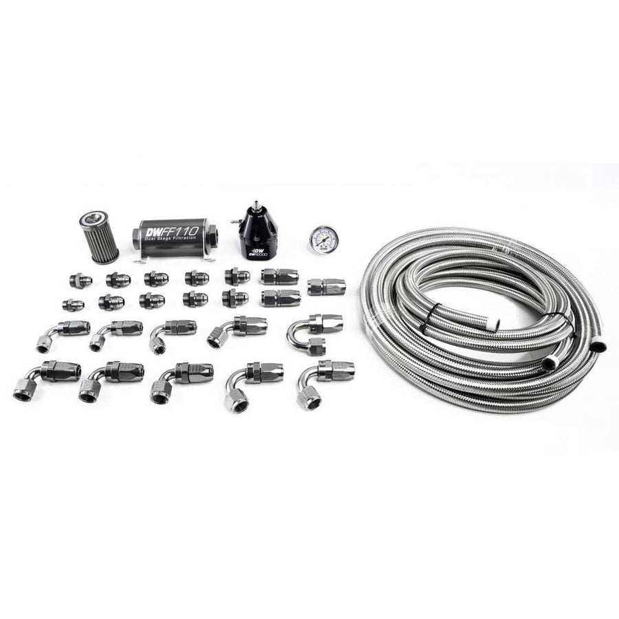 X2 Series DeatschWerks Pump Module -8AN CPE Plumbing Kit for 2011-19 Ford Mustang (6-603)