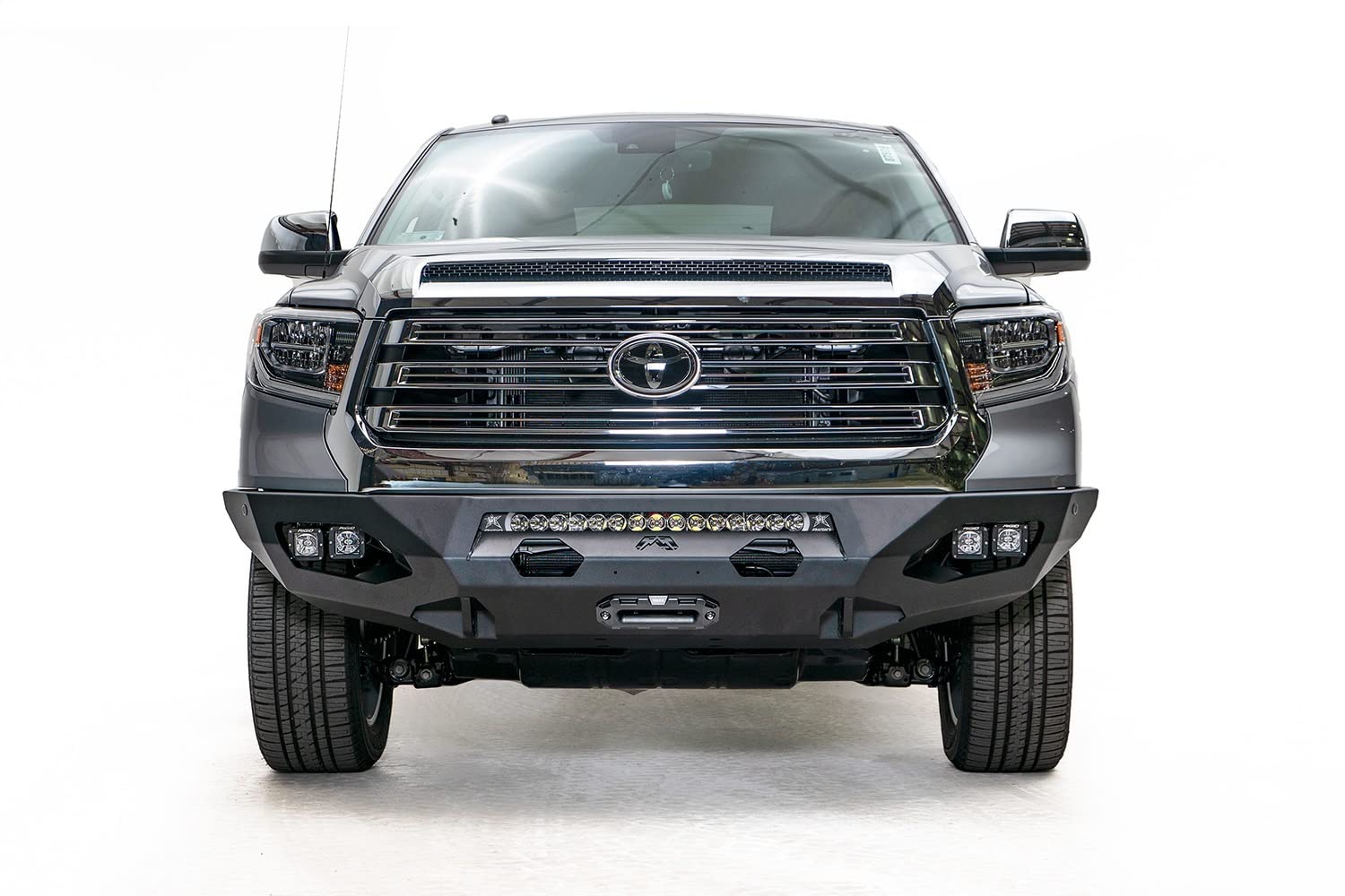 Fab Fours Matrix Full Width Raw Front Winch HD Bumper TT14-X3851-B
