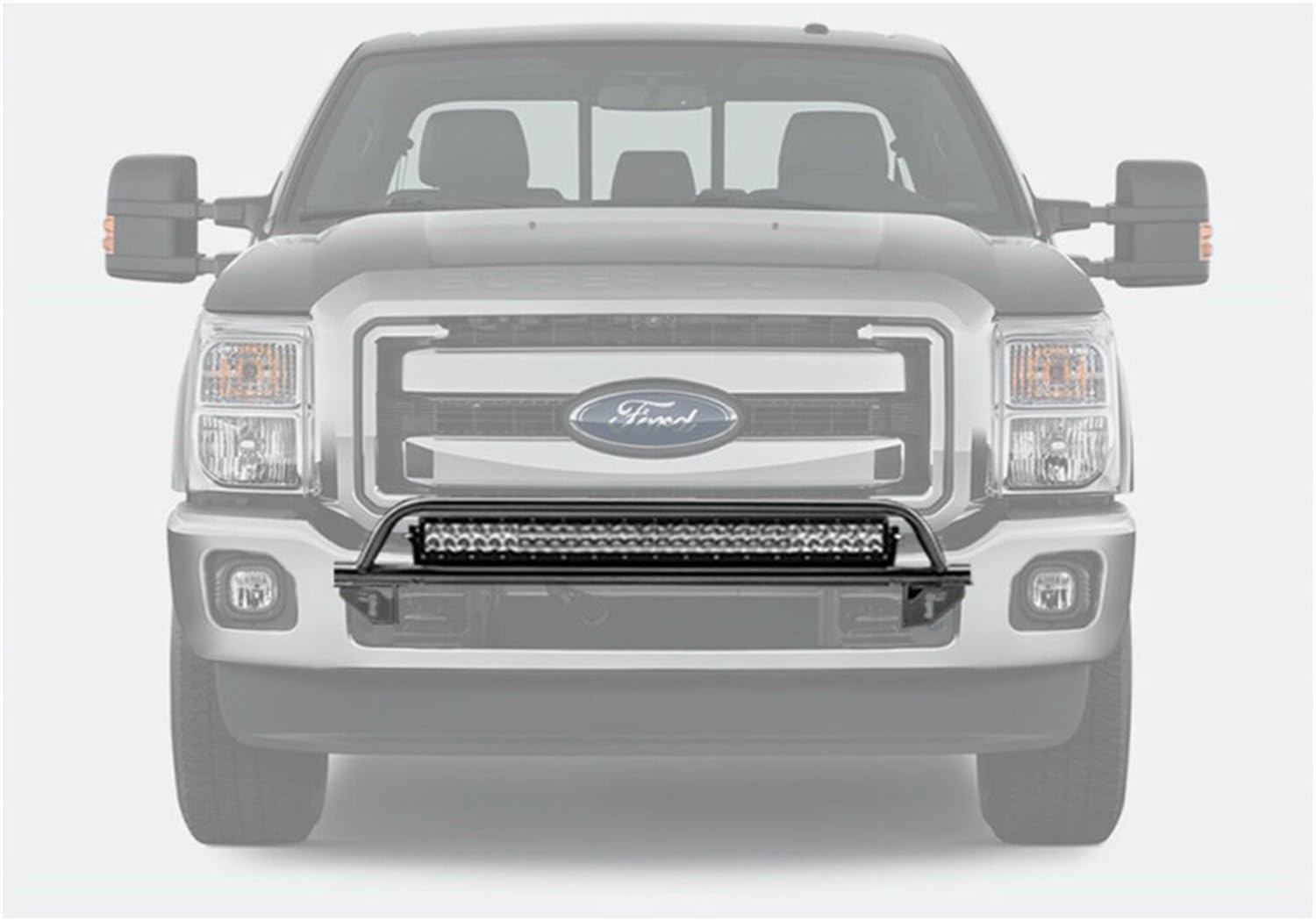 Textured Black N-Fab O.R. PreRunner Light Bar | F1530OR-TX | Fits 2015-2017 Ford F-150 (Lights Sold Seperately)