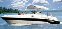 Taylor Made Products 84062 Hot Shot Bimini Top White with Boot 54" HX96 LX85-90 W Boating Hardware & Maintenance Supplies