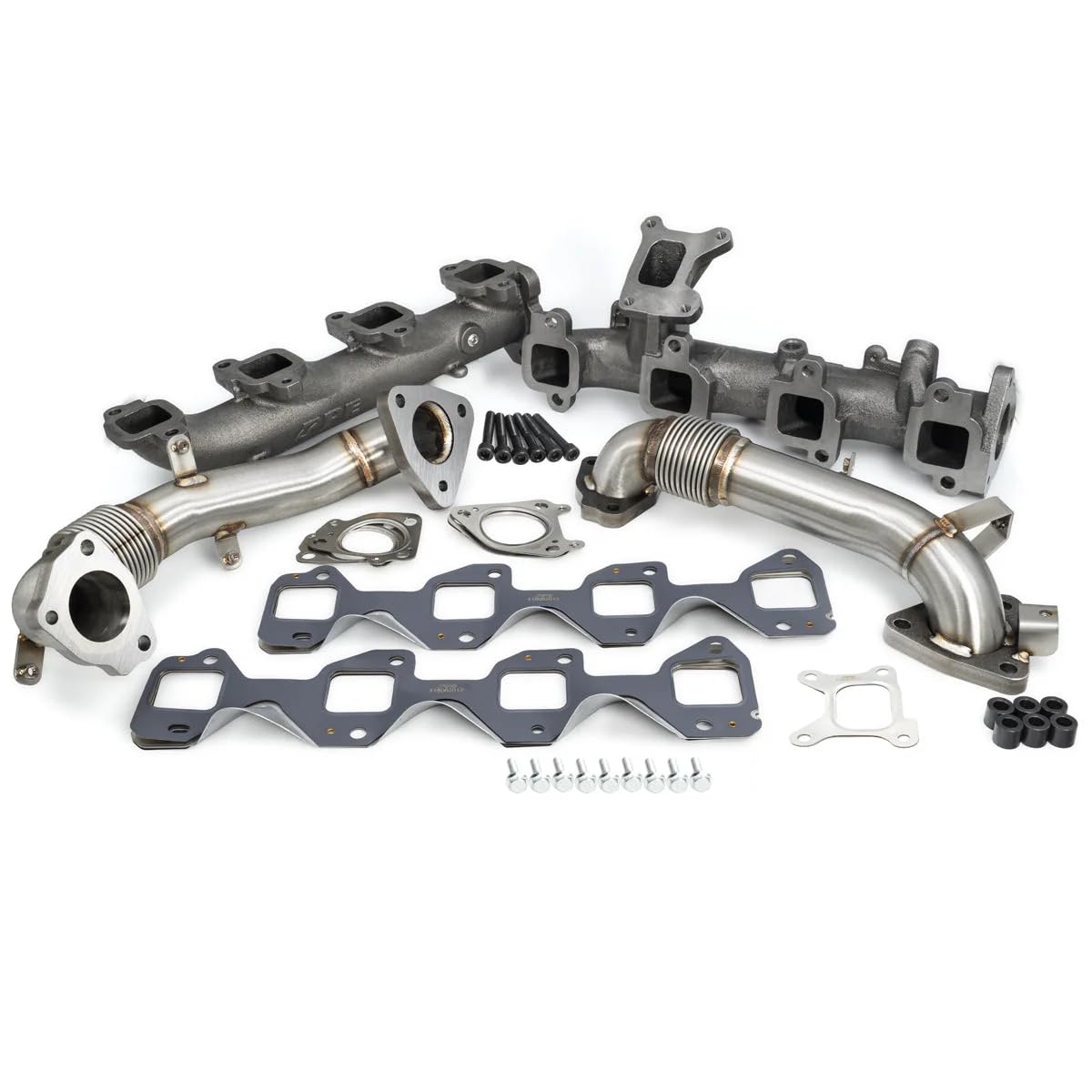 High-Flow Manifolds and Up-Pipes Kit Pacific Performance Engineering - 2017-2020+ GM 6.6L Duramax L5P