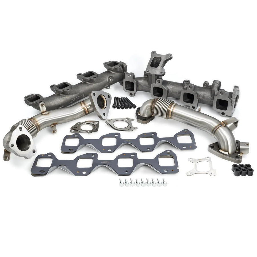 High-Flow Manifolds and Up-Pipes Kit Pacific Performance Engineering - 2017-2020+ GM 6.6L Duramax L5P