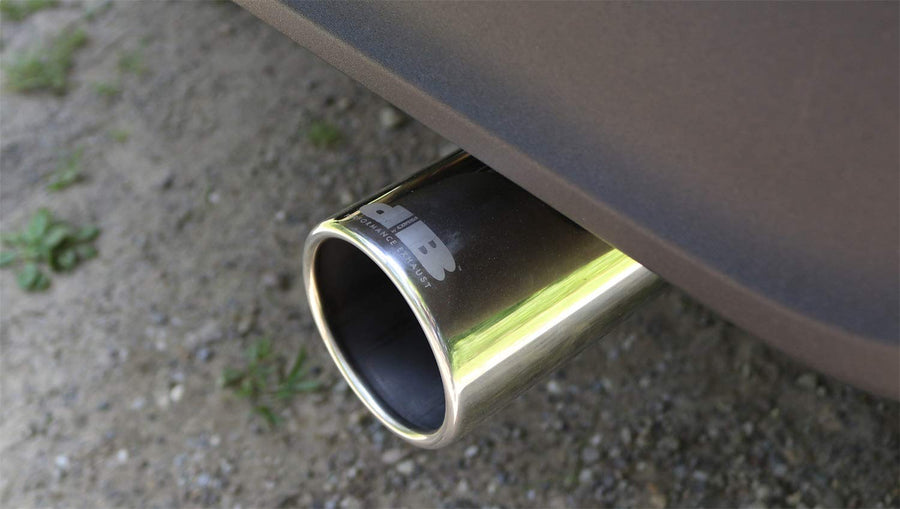 Sport Axle-Back Exhaust System Corsa Performance 21014 Dual Rear Exit 2.5 in. Dia. Incl. Muffler Assy/Front Pipe/Hardware/Dual 3.5 in. Rolled Polished Tips