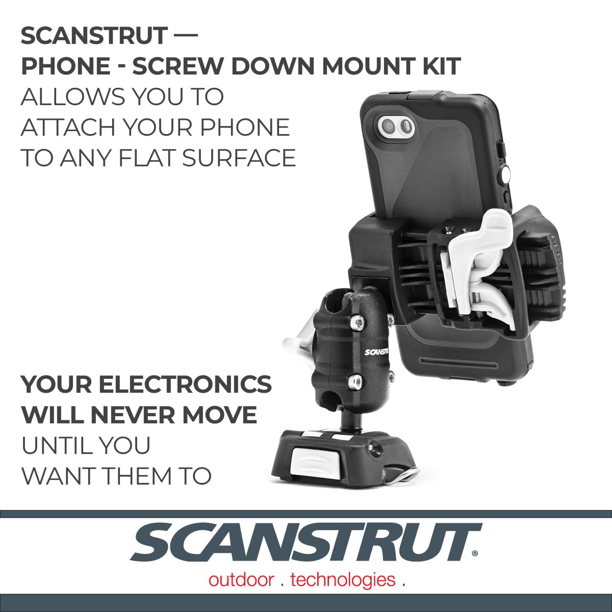 ROKK Mini for Tablet Scanstrut RLS-509-401 with Screw Down Base