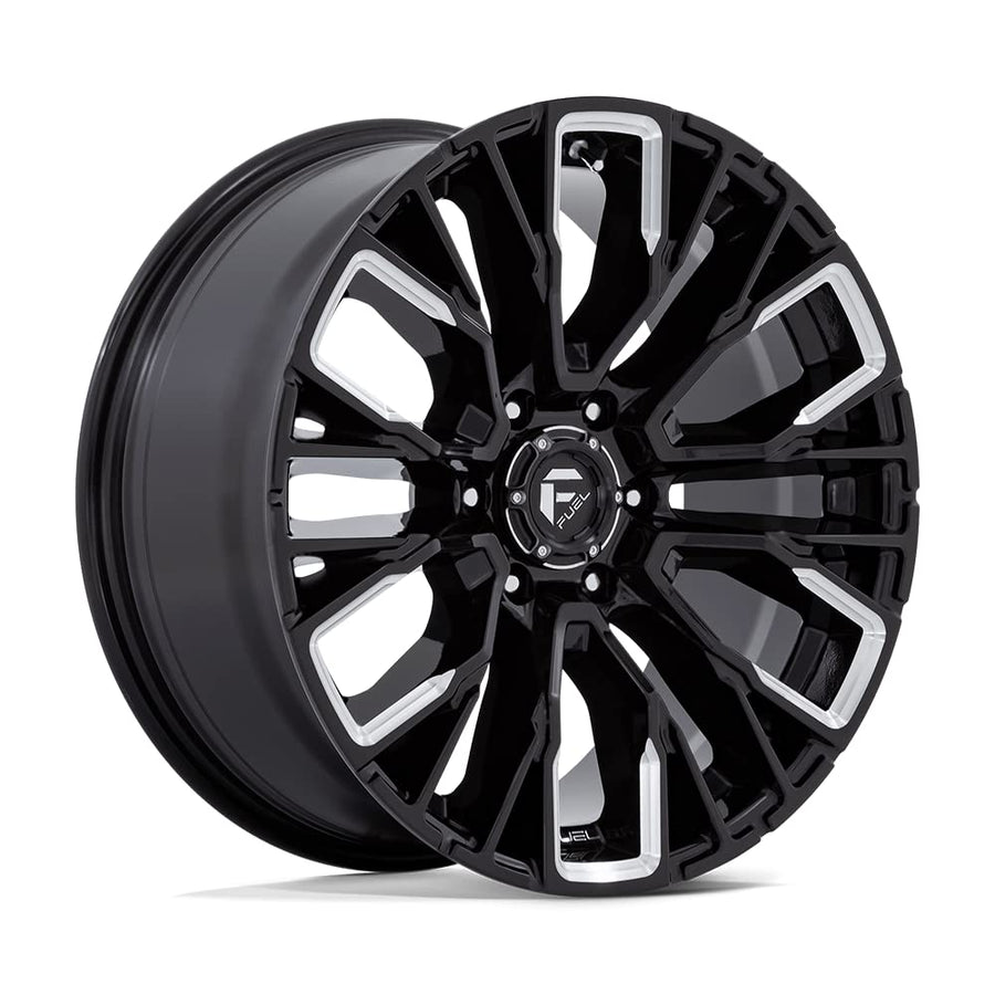 D849 REBAR FUEL OFF-ROAD 20X9, 6X5.5, 5.79, 20mm GLOSS BLACK MILLED - D84920908457
