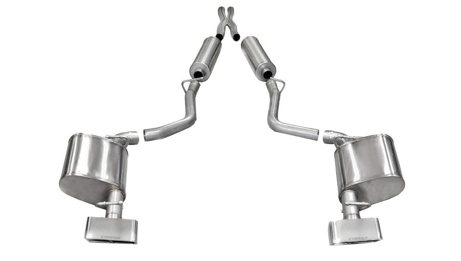 Dual Cat-Back Exhaust System CORSA 14529 for Dodge Challenger 5.7L