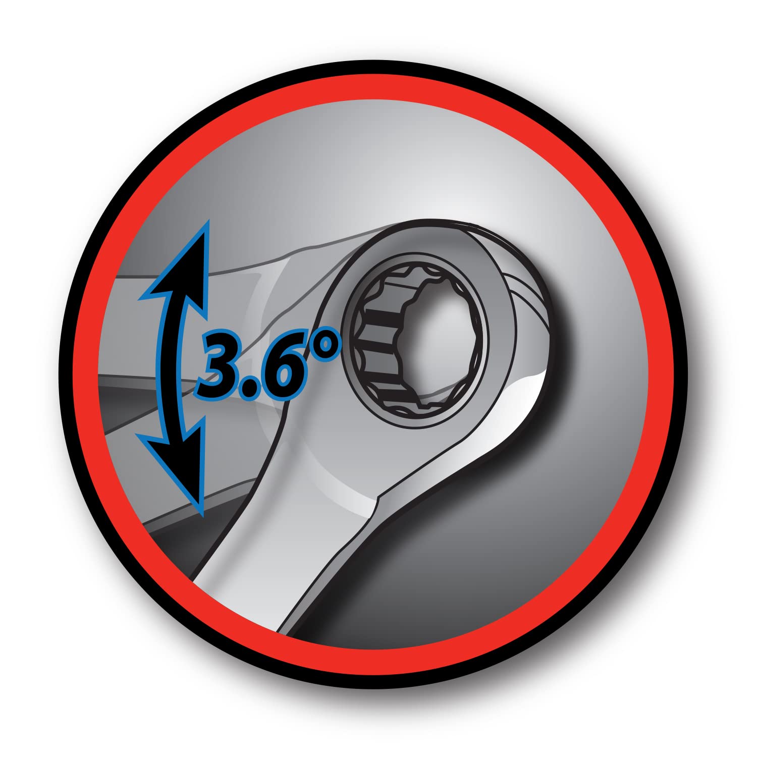 12mm Performance Tool W30352 Chrome Vanadium Professional Ratcheting Wrench
