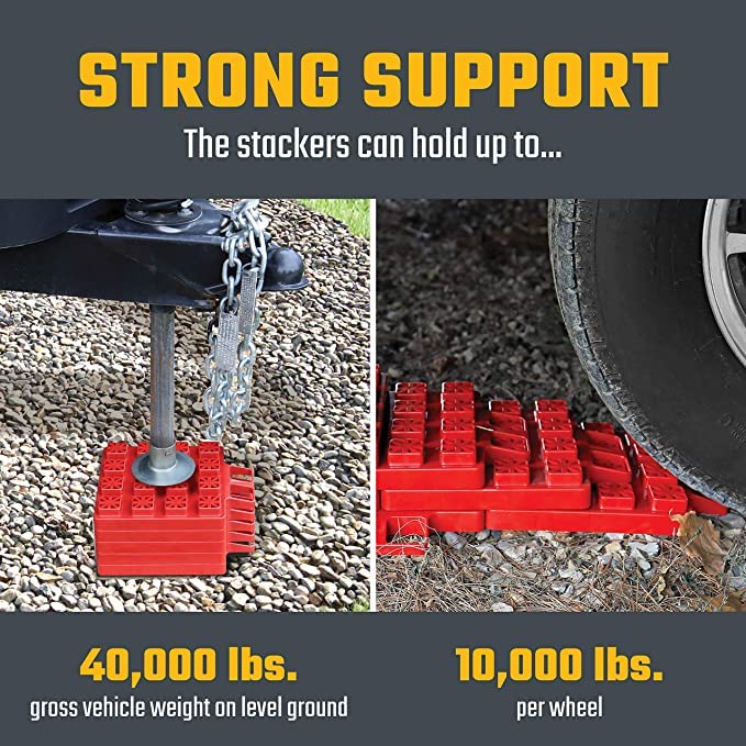 A10-0916 Valterra Stacker, (Pack of 4), Red