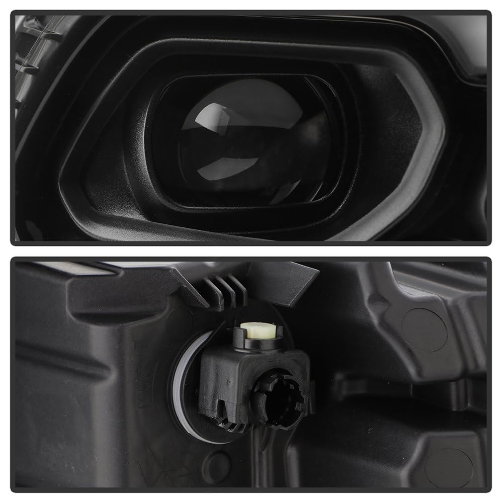 Dodge Durango 21-23 Spyder (POE) Full LED Headlight - OE Black Right (Non Auto Leveling)
