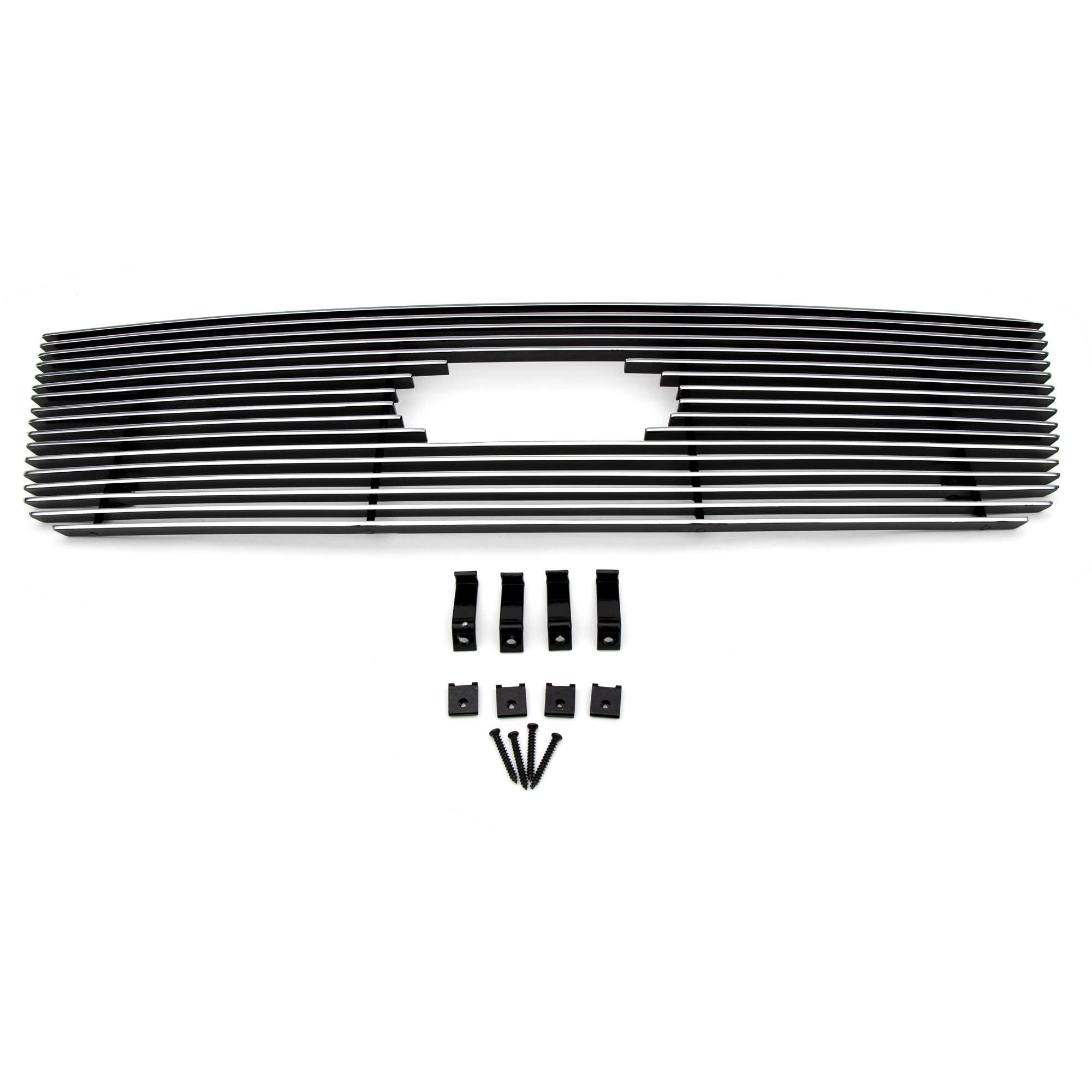Horizontal T-Rex 21662 Aluminum Polished Finish Billet Grille Overlay for Ford Explorer Sport Trac