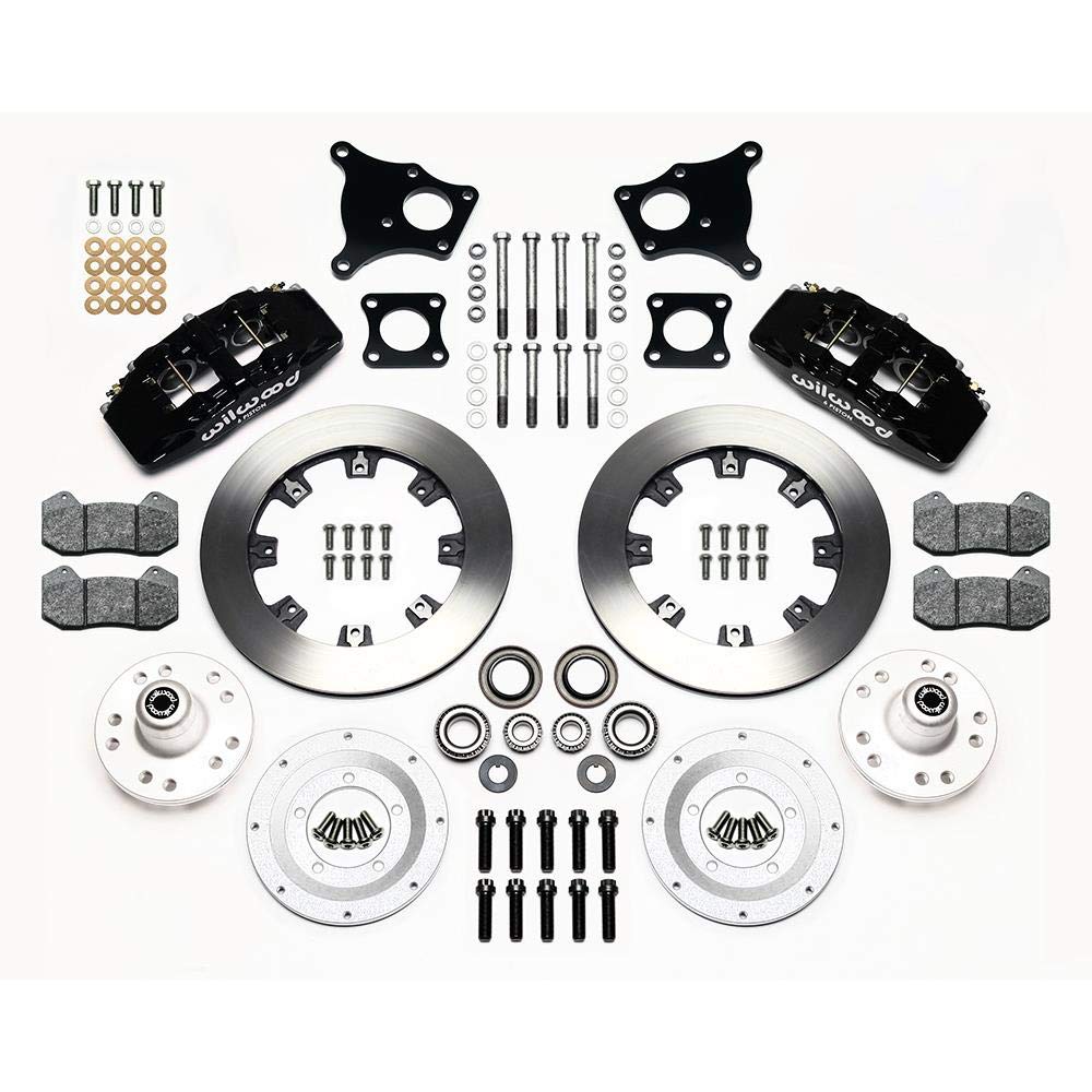 12.19" DP6A Front Hub Kit, Drilled, Red