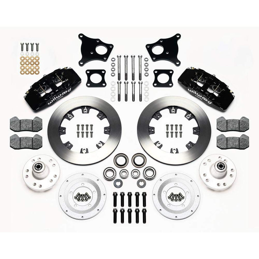 12.19" DP6A Front Hub Kit, Drilled, Red