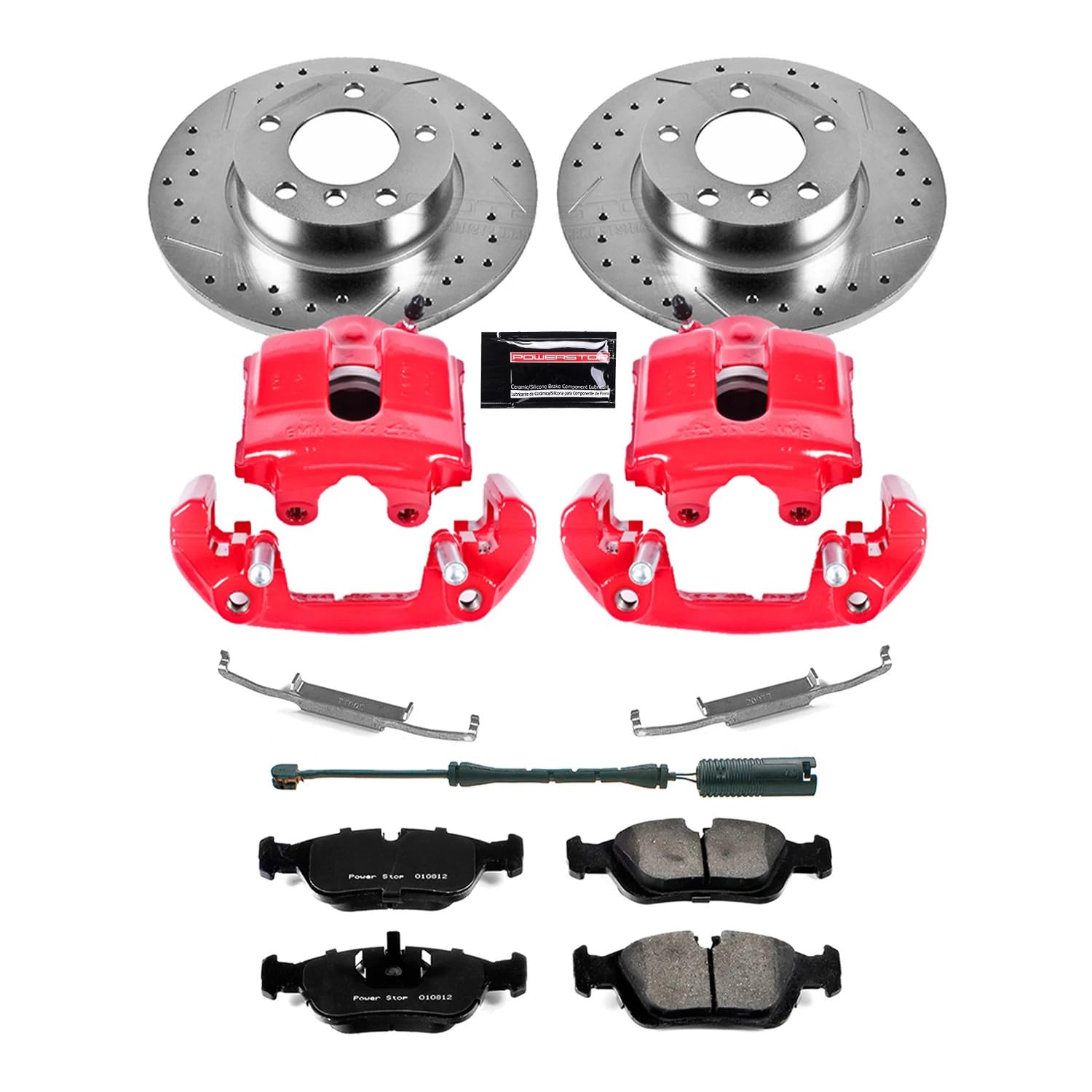 Power Stop Front KC590 Z23 Evolution Sport Brake Kit (with Calipers) For BMW 318ti 1999 [Model Specific]