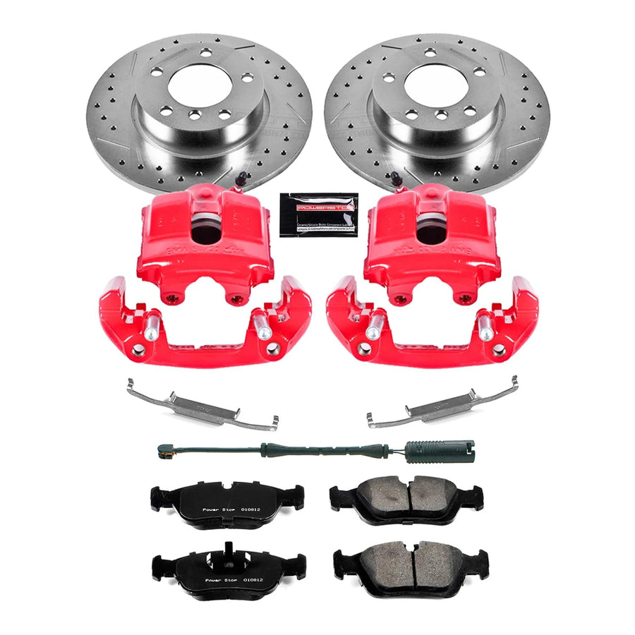 Power Stop Front KC590 Z23 Evolution Sport Brake Kit (with Calipers) For BMW 318ti 1999 [Model Specific]