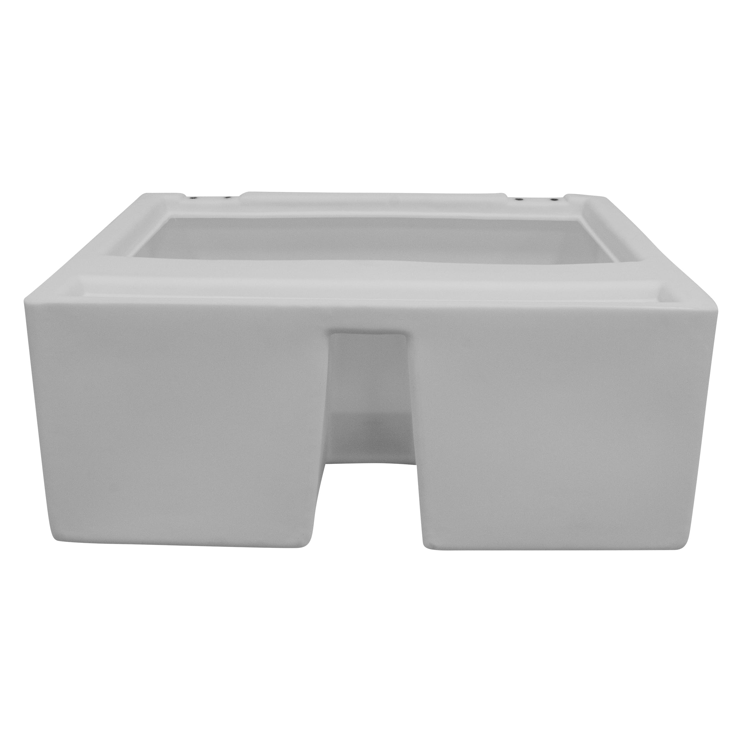 28" Wise DLX Series 8WD95-1B-204 Pontoon Bench Seat - Base Only - White