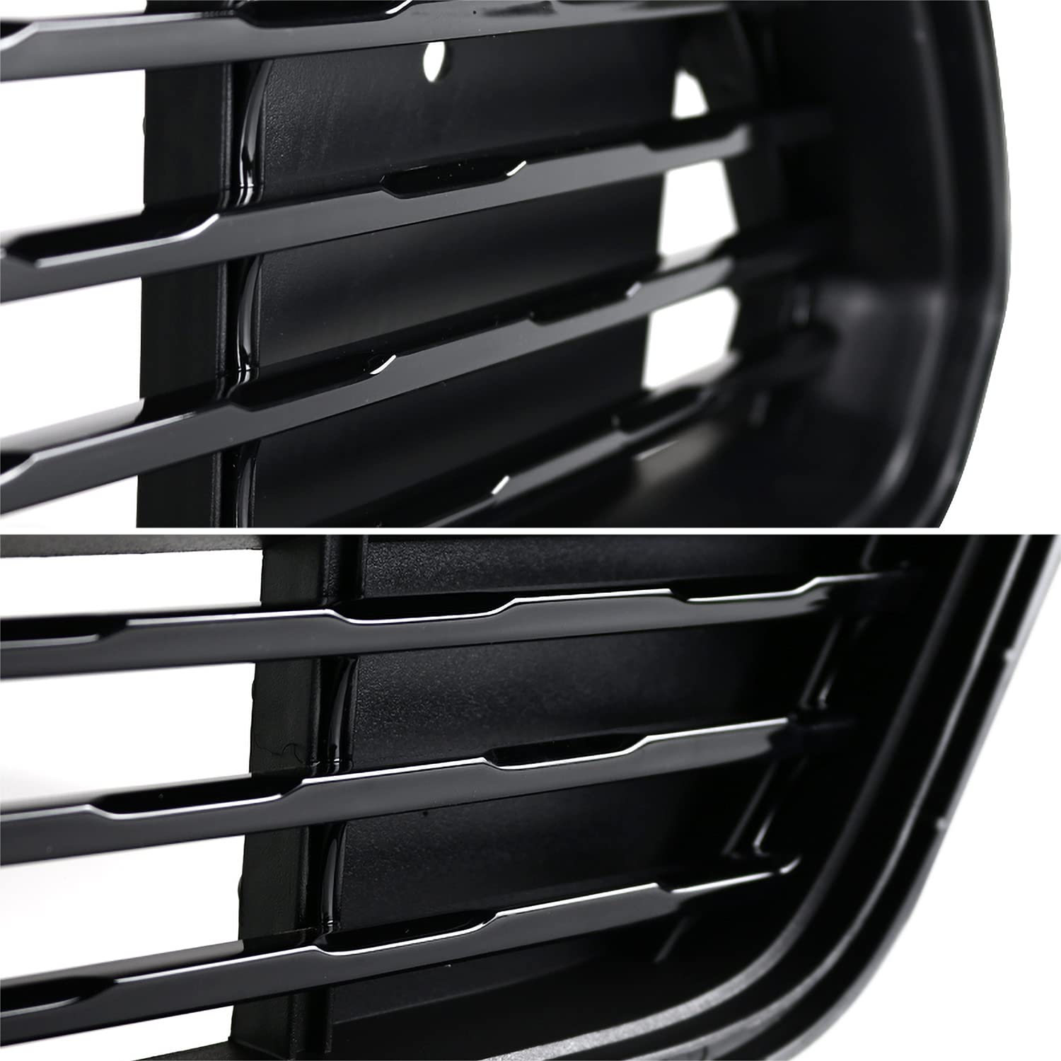 Front Bumper Upper Grille + Lower Grille Spec-D Tuning CA Edition Compatible with 2015-2017 Ford Mustang GT