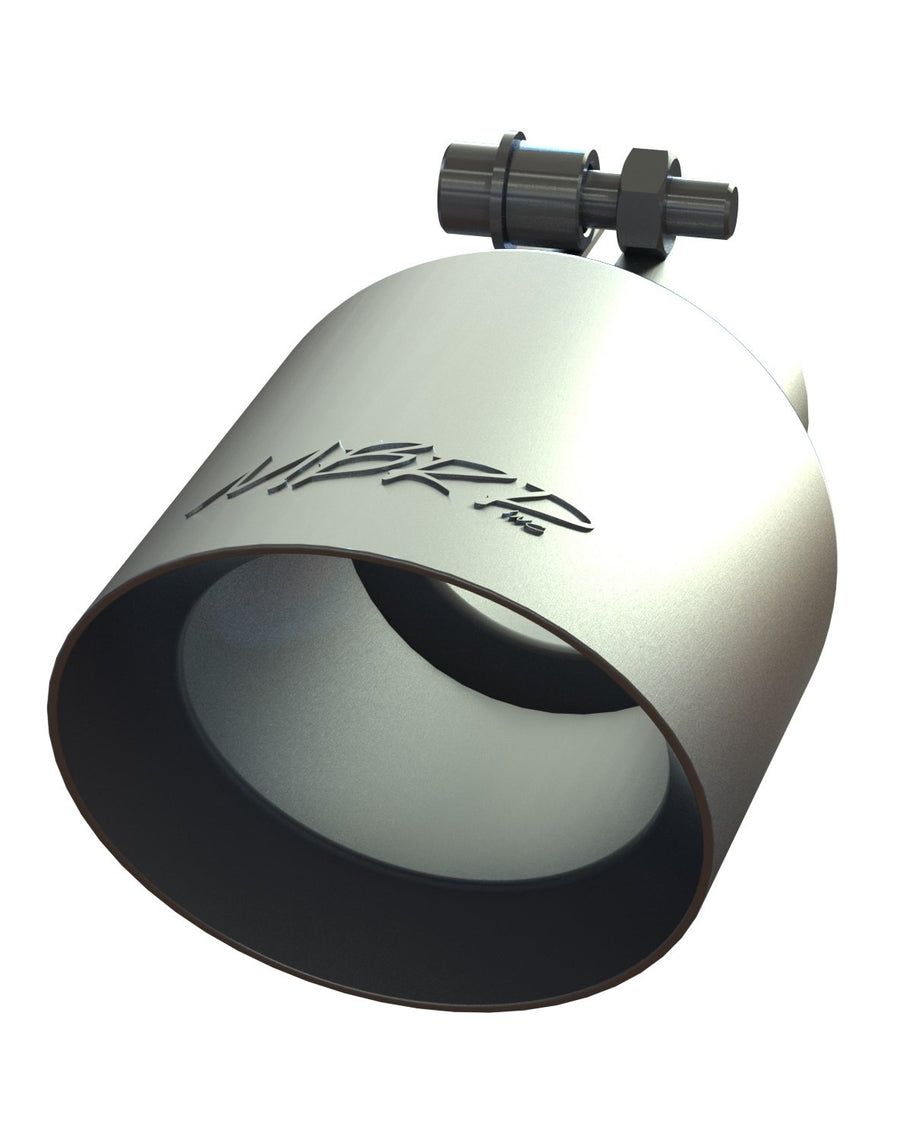 T304 MBRP Dual Wall Angled Tip (4" O.D., 2-1/2" Inlet, 8" Length)