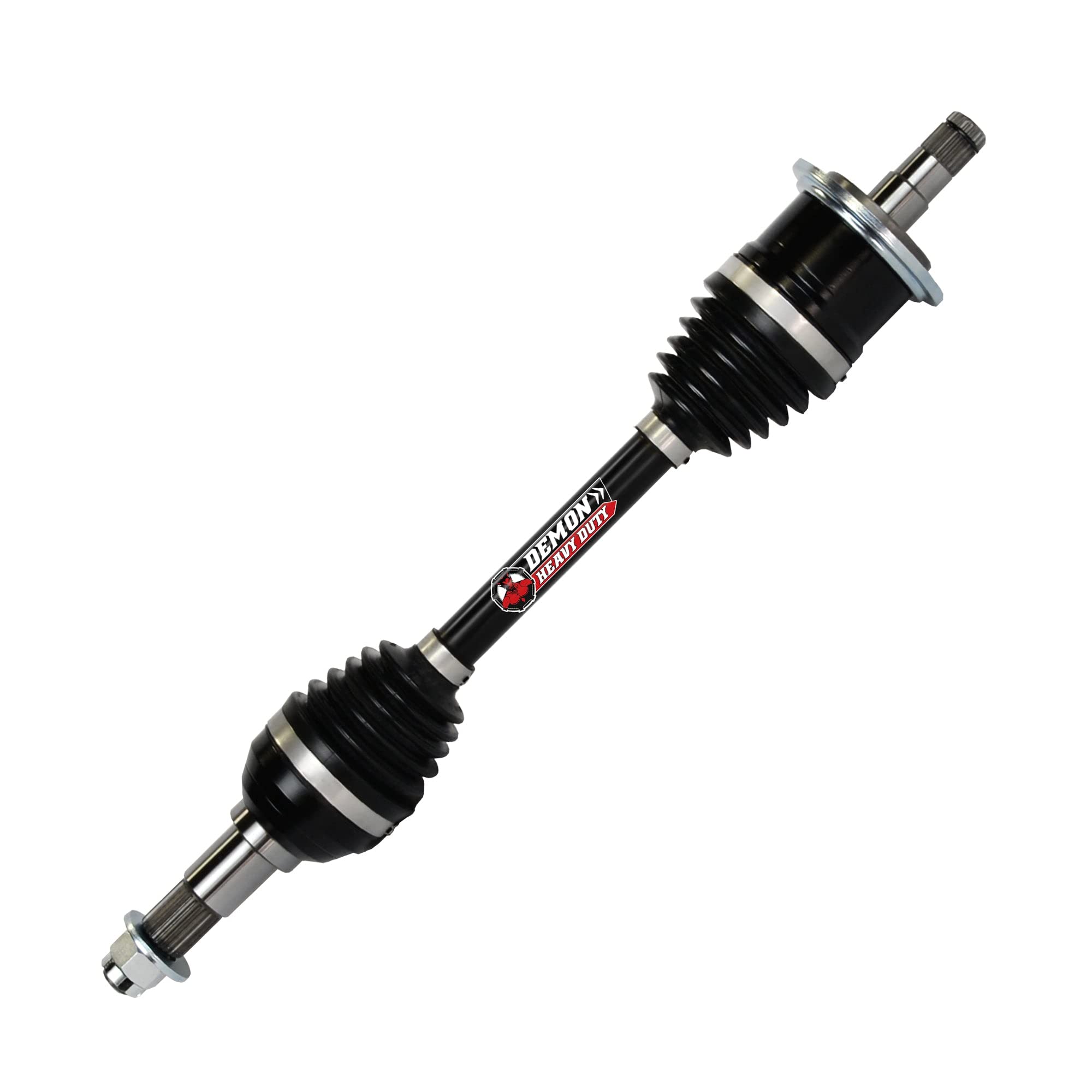 Demon Front Left Heavy Duty Powersports Axle for Can Am Outlander/Renegade, Made Up of 4340 Chromoly Steel, In Dual Heat Treated High Strength (See Descrition for Fitments) OEM: 705402237