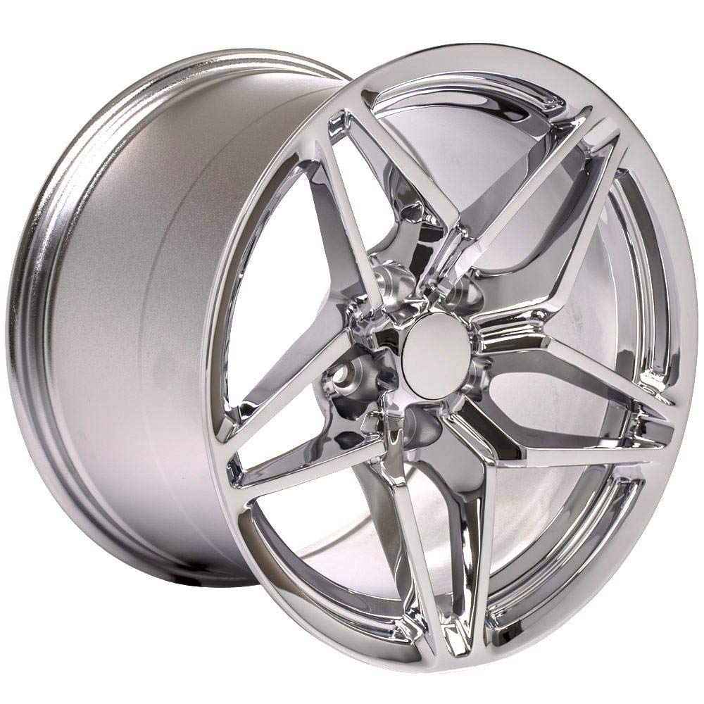 17 Inch OE Wheels CV31 Rim Fits Corvette C7 ZR1 Style 5x120.65 17x11 Chrome - Hollander 5927 (1)