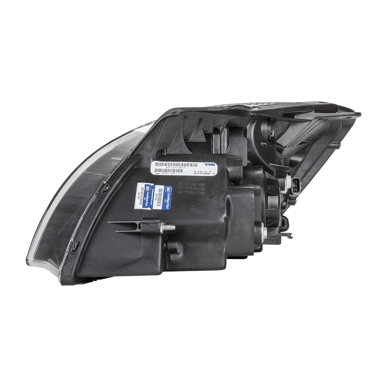 Right TYC Headlight Assembly Compatible with 2010-2011 Kia RIO