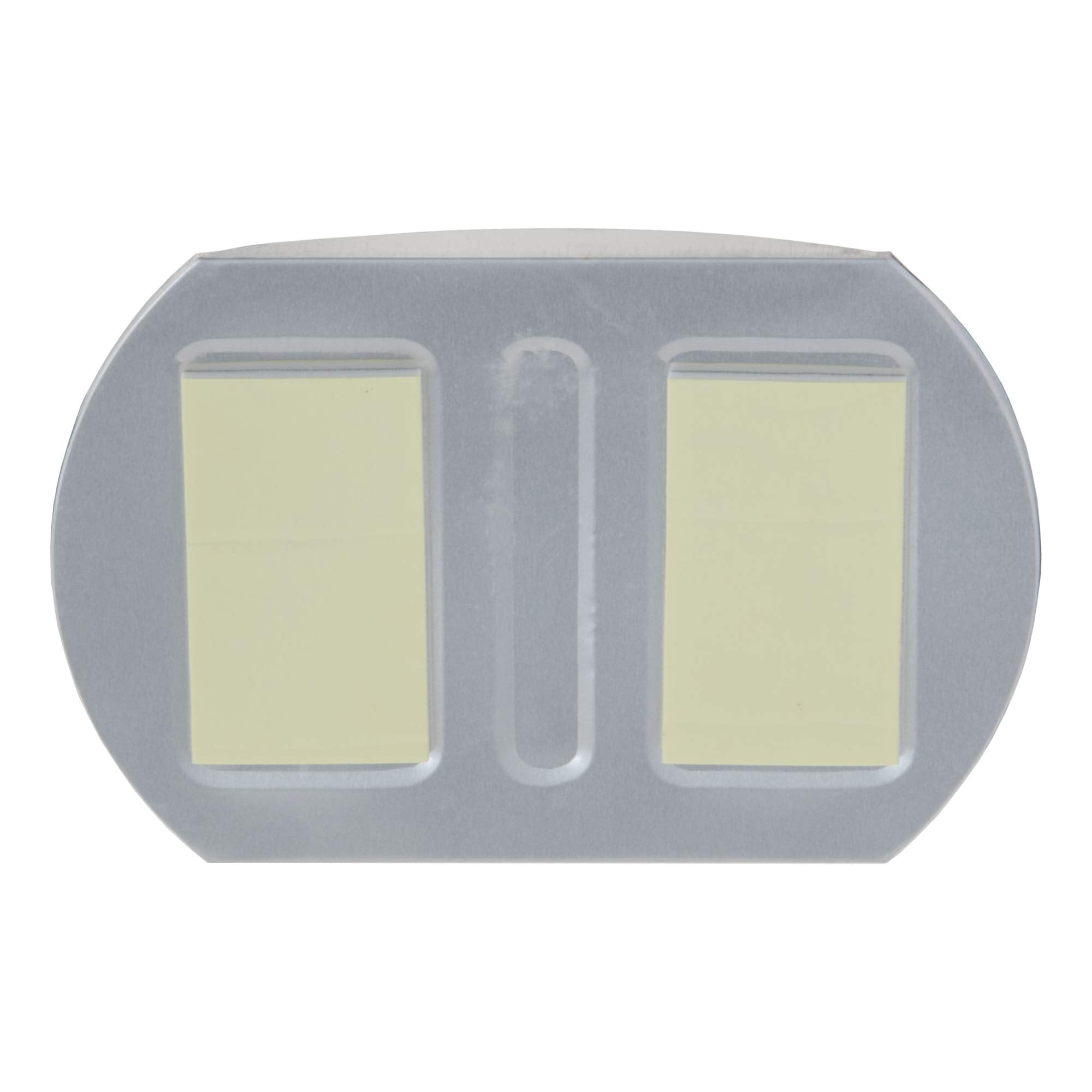 4 x RETRAC 5-1/2-Inch Rectangular Plastic Stick-On Blind Spot Mirror, Convex Glass