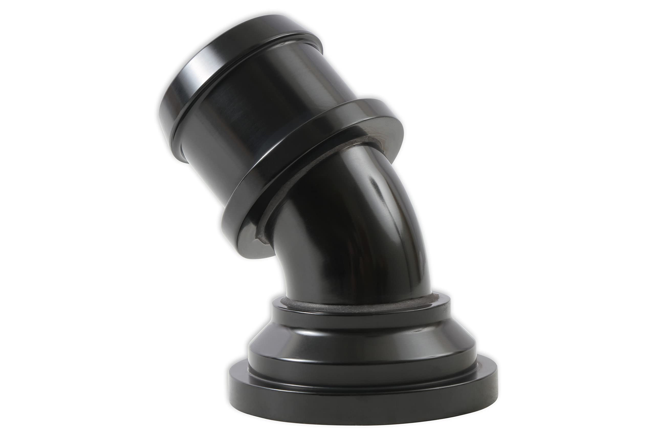 45 Degree Angle Holley 97-343 Water Neck Swivel Black