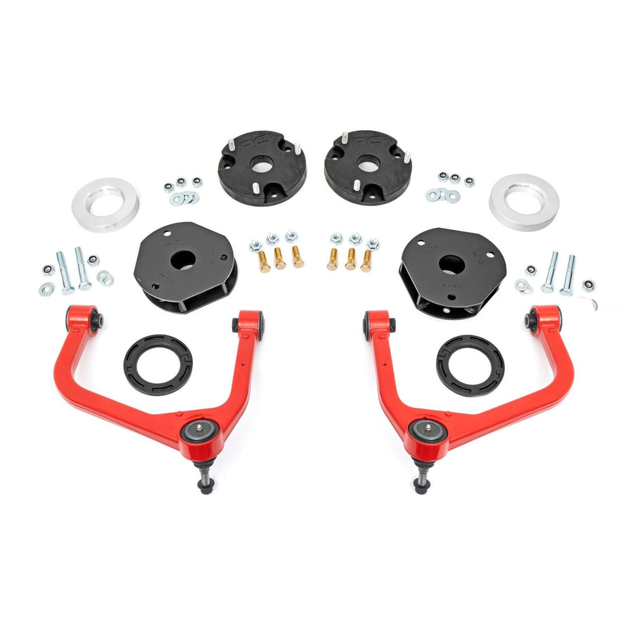 3.5" Rough Country Suspension Lift Kit for 2021-2024 Tahoe/Yukon - 11400RED
