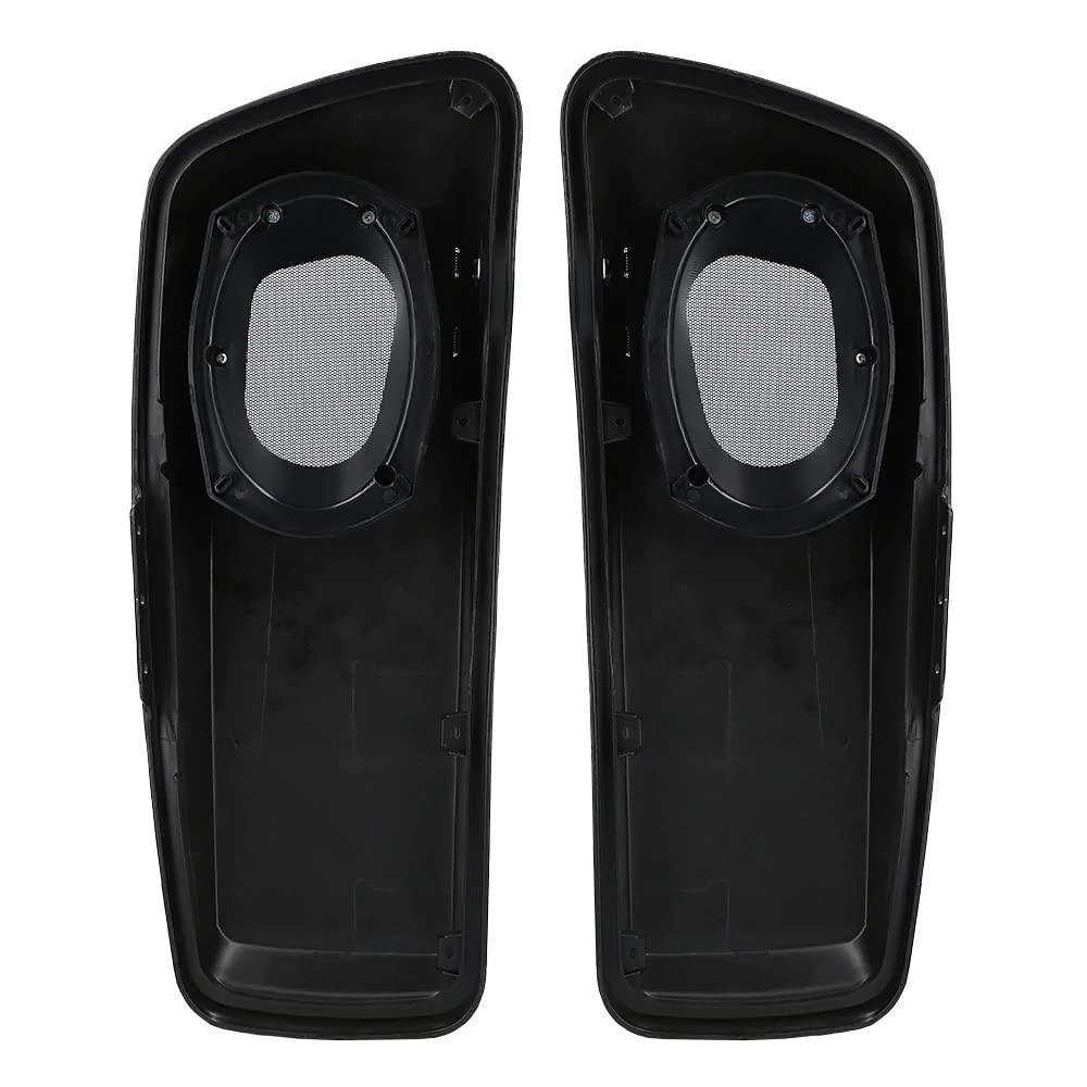 Harley-Davidson Saddle Tramp 2014-Up Saddlebag Covers w/ 6x9 Speaker Adaptors, Saddlebag Replacement Covers & Seat Heater (BC-HD69-14U)
