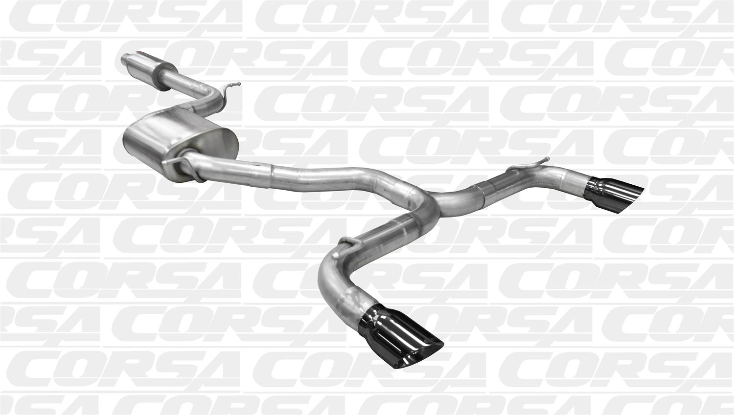 Cat Back Exhaust Corsa 14834BLK (VW Golf GTI MK7 2.0L Turbo)