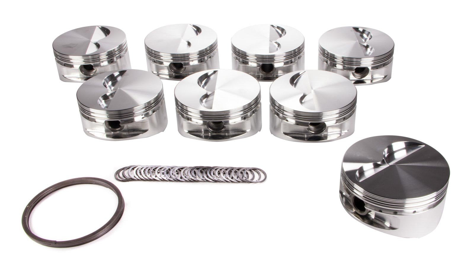 Piston JE (242886) for Small Block Chevy, Set of 8