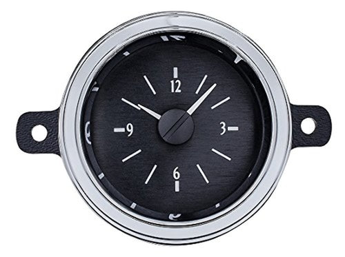 VLC-49F-K-B Dakota Digital Compatible with 1949-50 Ford Car Analog Clock Gauge for VHX gauges only Black Alloy Blue Backlighting