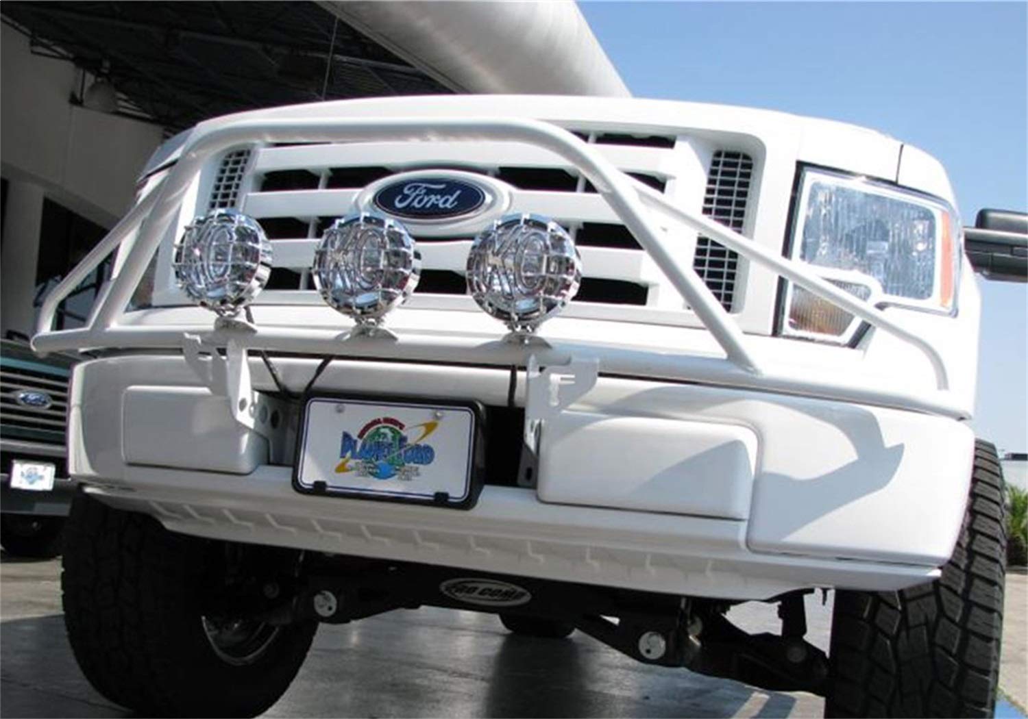 N-Fab Light Mount PreRunner With Tabs | Textured Black | F093LH-TX | Fits 2009-2014 Ford F-150 / Raptor