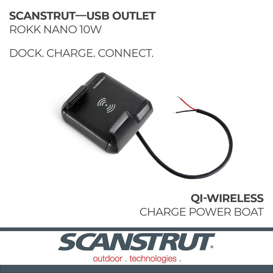 Nano ROKK Wireless - 10W Waterproof Wireless Compact Phone Charging Mount 12/24V Available Q1 2023