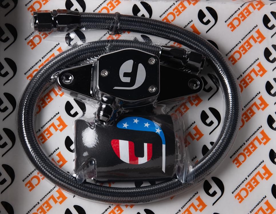 Coolant Bypass Kit Fleece - 94-98 12V w/Stainless Steel Braided Line (FPE-CLNTBYPS-CUMMINS-12V-SS)