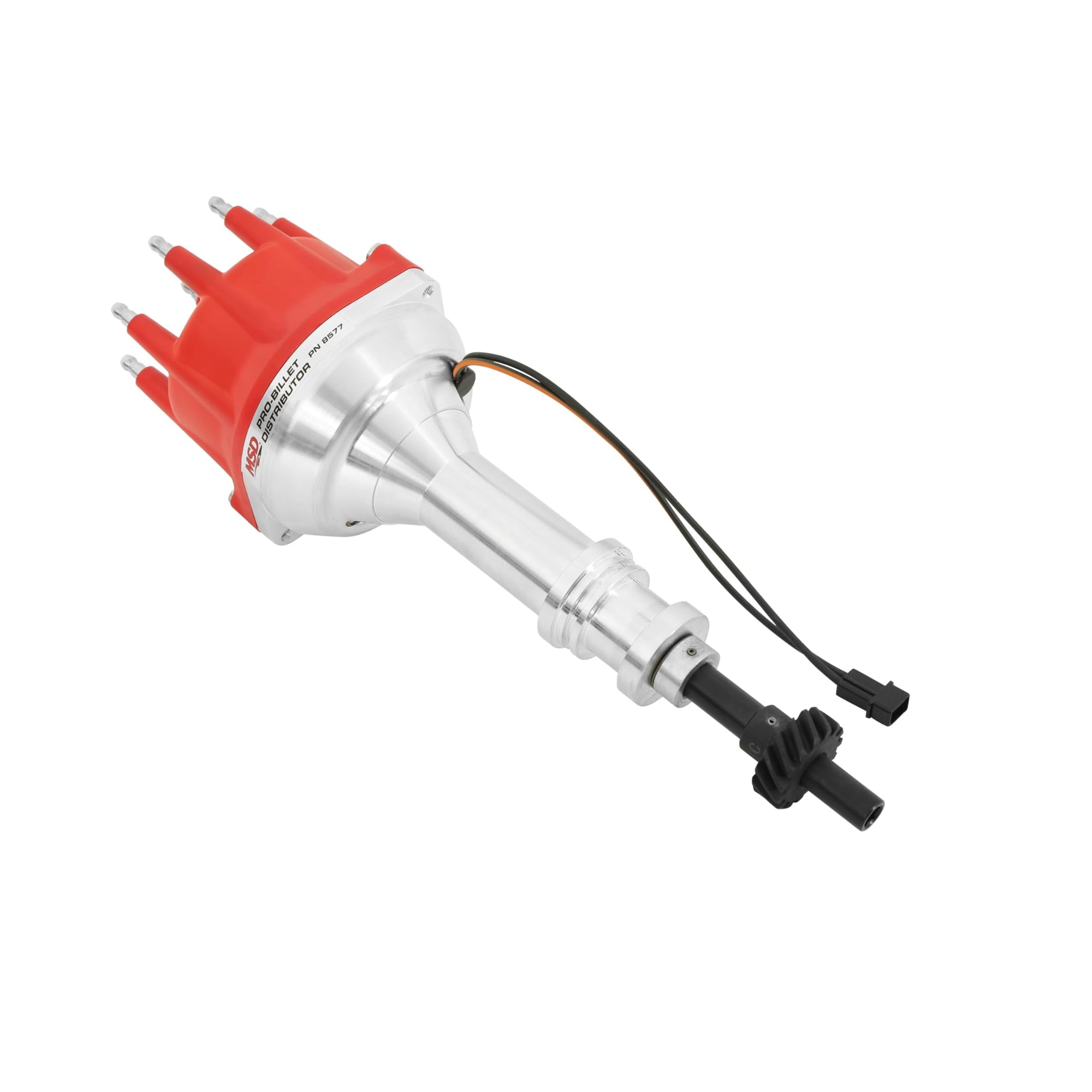 Pro-Billet MSD 8577 Small Cap Distributor, Iron Gear