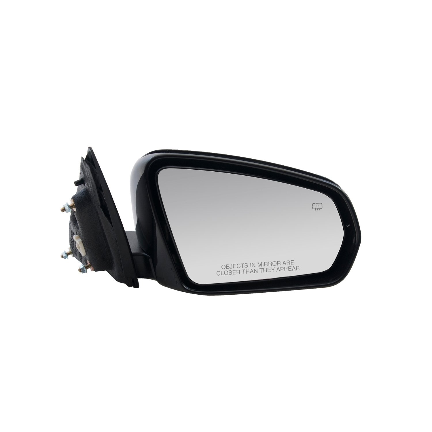 Fit System Mirror Passenger Side for Dodge Avenger, Textured Black w/PTM Cover, Heated Power, Foldaway