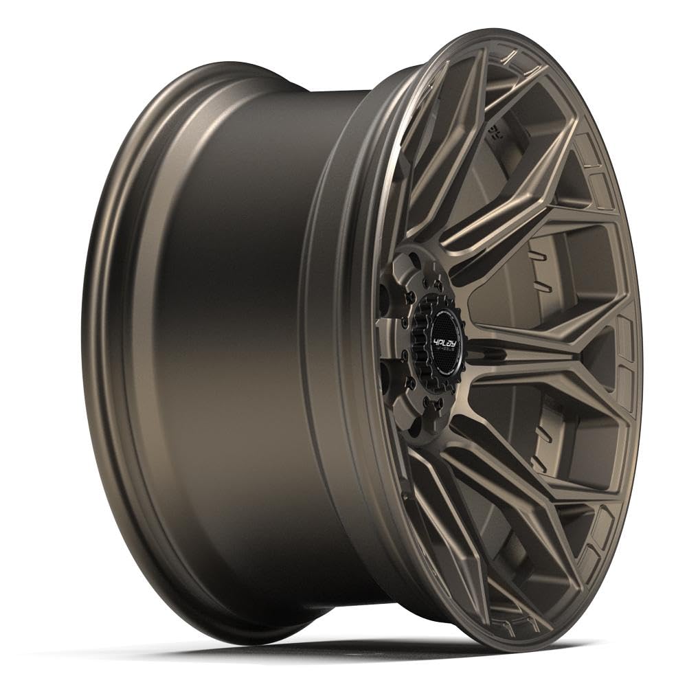 20 Inch 4PLAY Wheels Rim 4P83 Fits 6x135 & 6x139.7 20x10 Satin Bronze (1)