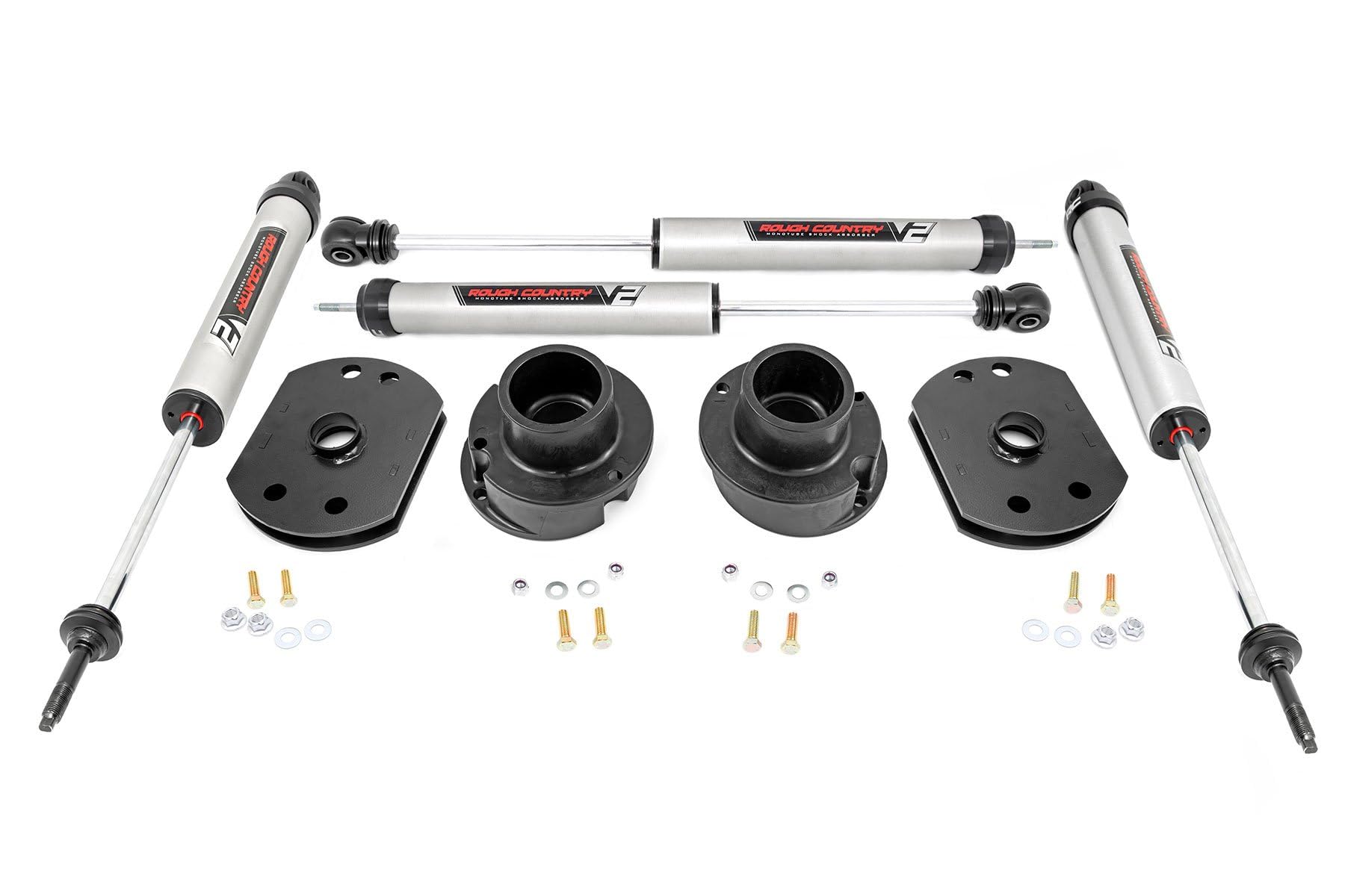 2.5" Rough Country Lift Kit w/V2 Shocks for 2014-2024 Ram 2500 4WD - 30270