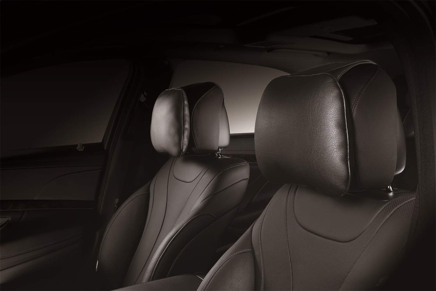 HEADREST 3D MAXpider Leather Black 1PC
