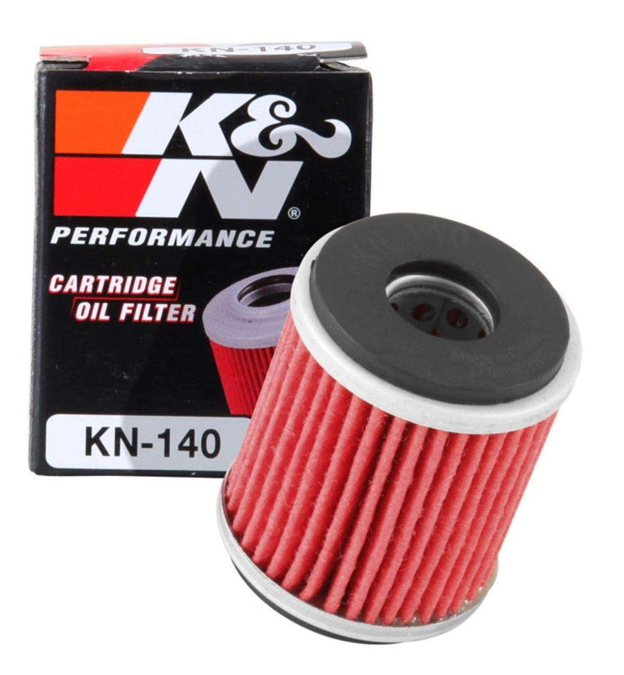 K&N Oil Filter: Motorcycle High Performance, Premium, Designed to be used with Synthetic or Conventional Oils: Fits Select Yamaha Motorcycles, KN-140